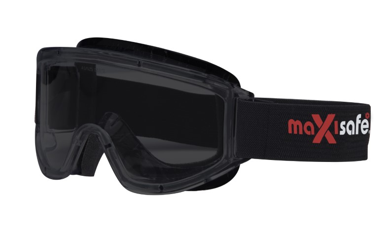 MAXISAFE GOGGLES FOAM BOUND SMOKE ANTI-FOG 